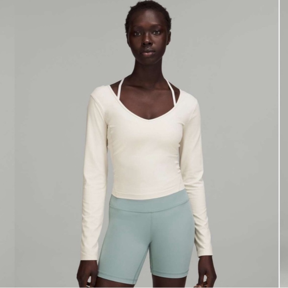 lululemon athletica Cream Long Sleeve Top